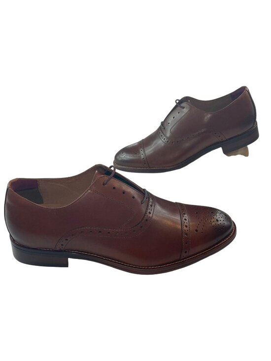 Johnston & Murphy Conard 2.0 Tan Full Grain Leather Dress Shoes Men\'s Sz 12W NWB main image 7